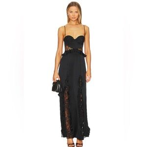 MAJORELLE Ella Gown in Black
Size small